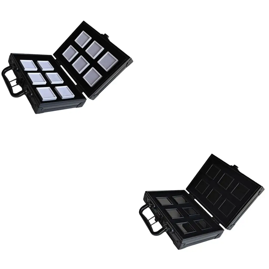 

Просторный ящик для хранения драгоценных камней из алюминиевого сплава с защитными вставками из пенопласта для коллекционеров и