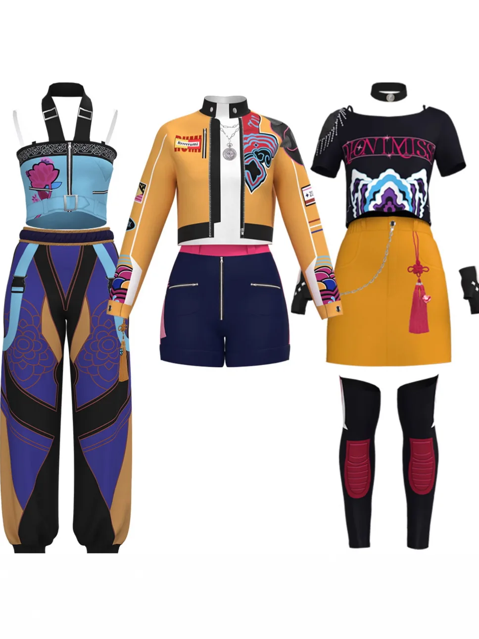 أزياء أنيمي كيبوتسوجي موزان التأثيرية أنثى نمط أسود كيمونو البشكير شعر مستعار رجل امرأة هالوين كرنفال حفلة عيد الميلاد البدلة