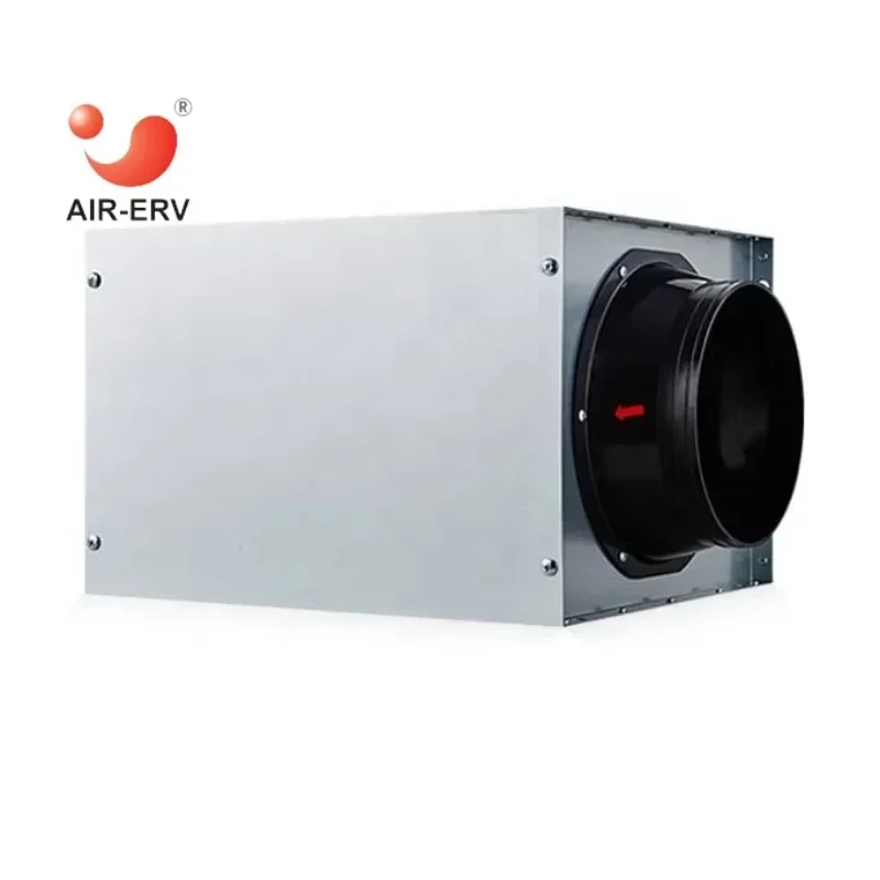 Ventilation System Humidity Control Heat Recovery Ventilator for Office Basement Smoke Room Home with Filter