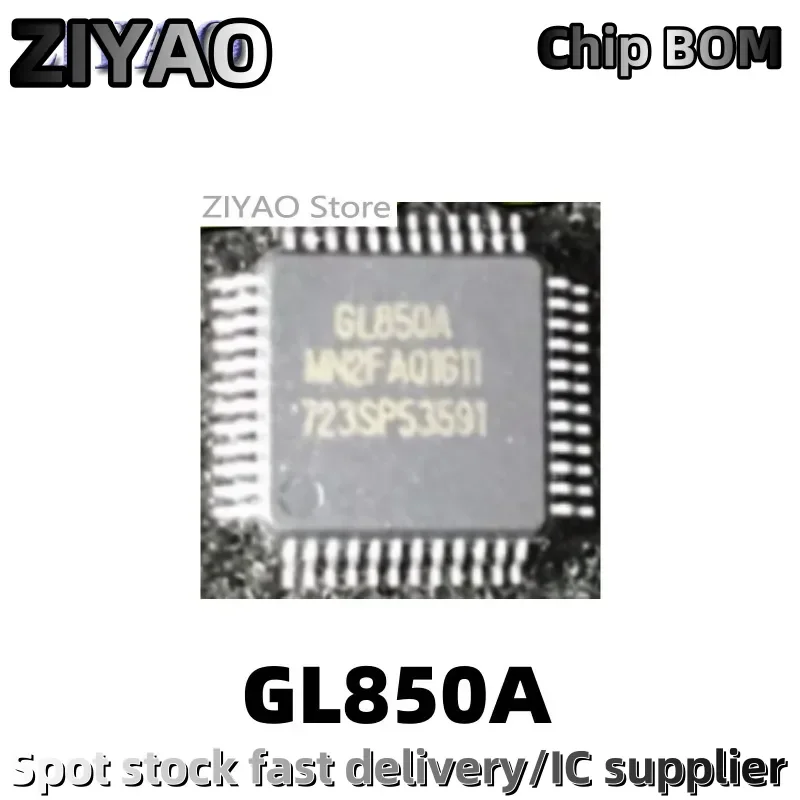 5PCS GL850 GL850A QFP48 pin USB interface chip 2.0HUB chip chip mounting IC
