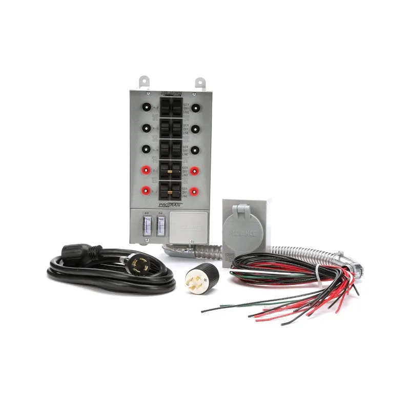 31410CRK Pro/Tran 10-Circuit 30 Amp Generator Transfer Switch Kit,Gray