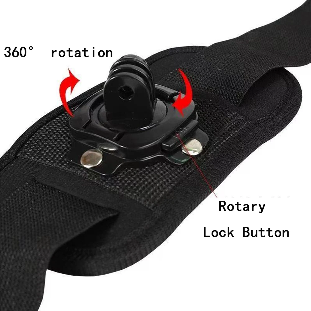 Action Camera Shoulder Strap 360° Rotation Adjustable Chest Mount Harness Holder for GoPro DJI Osmo SJCAM AKASO Accessory