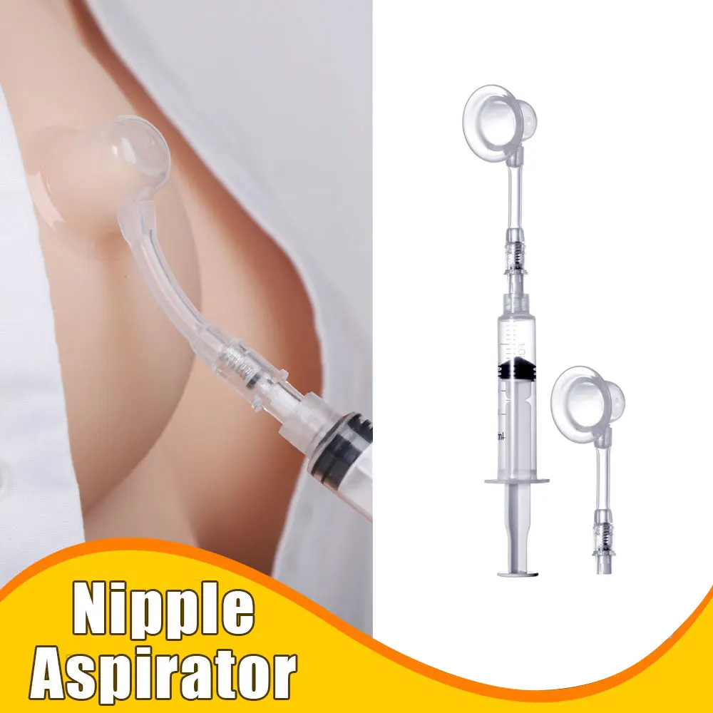 

1 Set Nipple Aspirator Puller Shaper Feeding Sucking for Flat Inverted Nipples Treatment Redress Correction Niplette Attractor