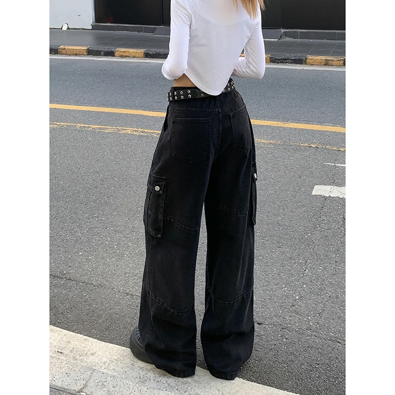 New sweatpants design high street style jeans casual loose pantsNew sweatpants design high street style jeans casual loose pants