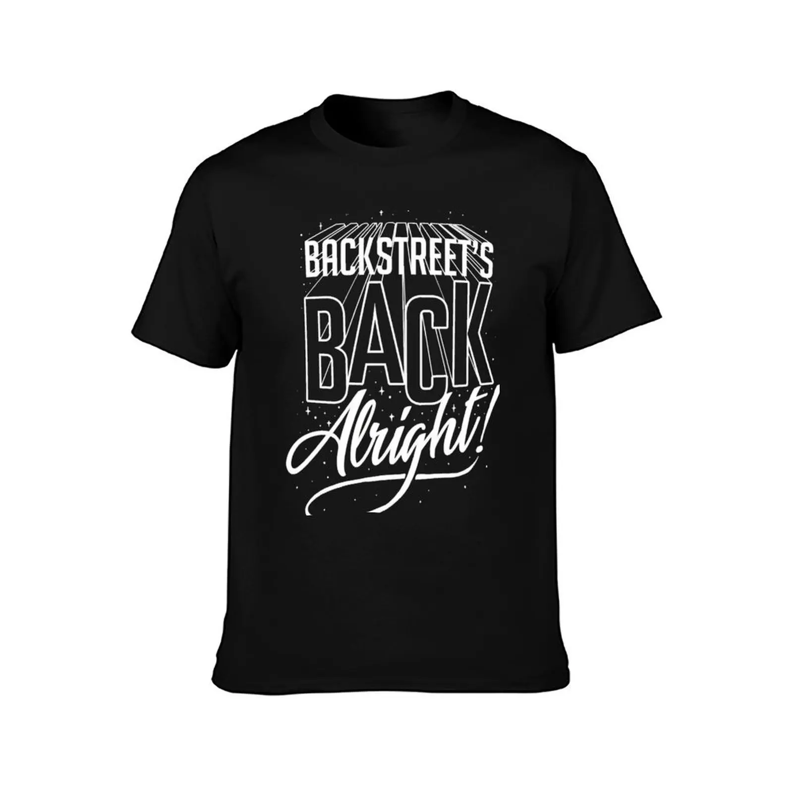 Backstreet Boys – Backstreets Back Alright Cosmic T-Shirt designer shirts vintage oversized t shirt Men's t shirts