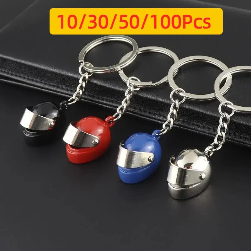 10-100-pecas-chaveiros-de-capacete-de-moto-3d-criativos-miniatura-estereo-de-capacete-pingente-para-mochila-presentes-e-adornos-para-homens