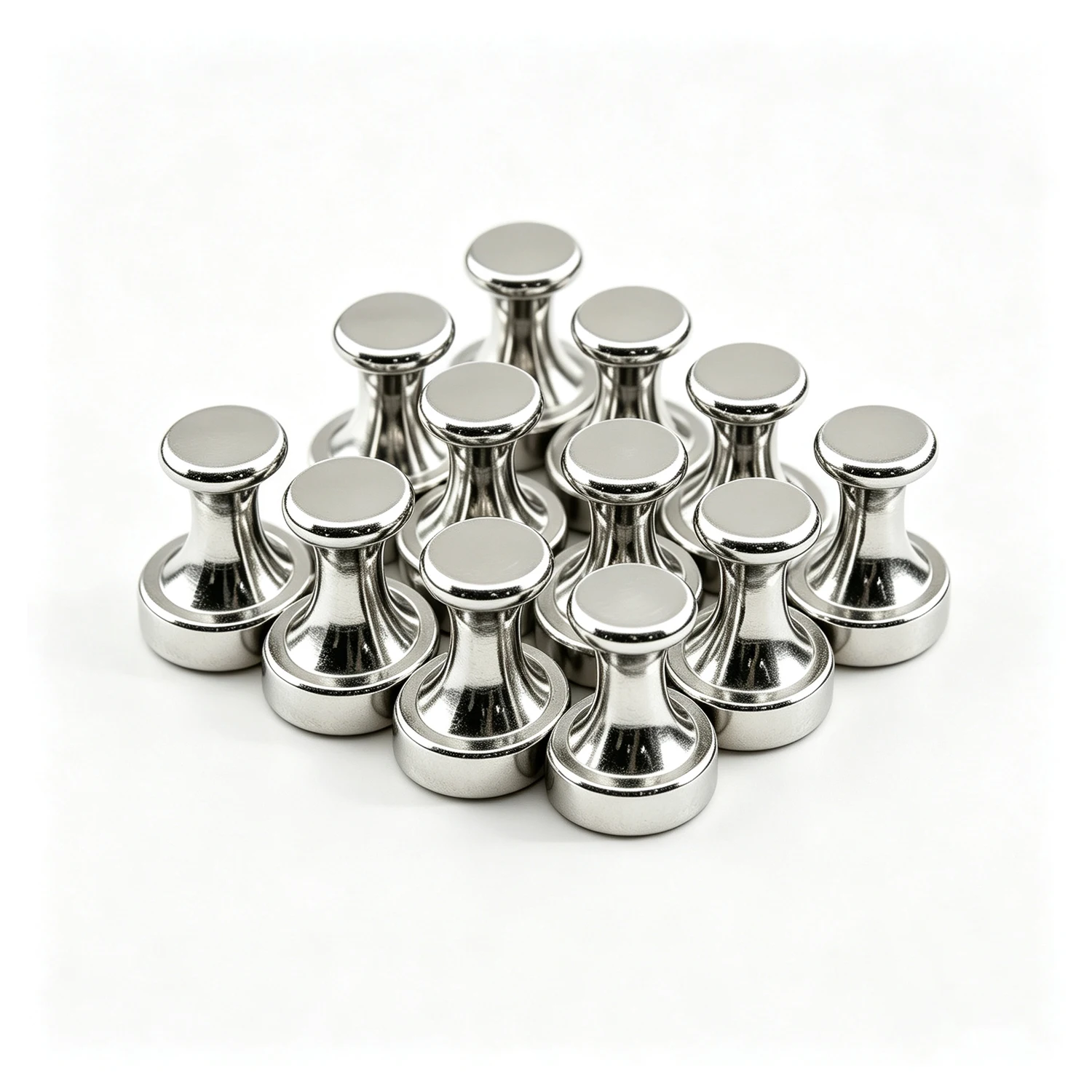 N52 Strong Magnetic Push Pins Neodymium Magnet Sucker Pushpins Metal Thumbtack Hanging Hook for Refrigerator Whiteboard Office