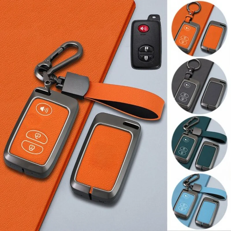 

Кожаный брелок из сплава A + для Toyota 4Runner Prius Camry Avalon Prado