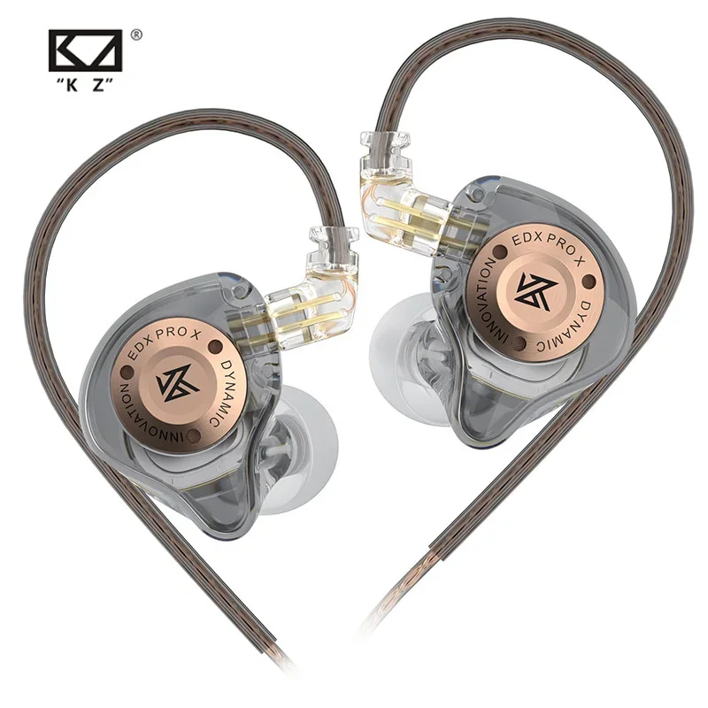 KZ EDX PRO X Dynamic Drive Earphone HIFI Bass Earbud Sport Music Cancelling Headsets KZ EDX PROX ZSTX ZSN PROX EDC EDA ZVX