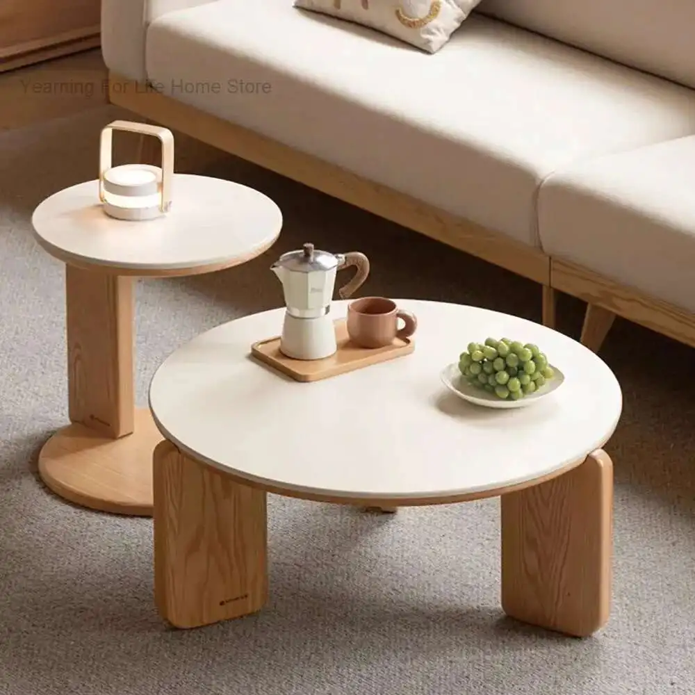 

Nordic Design Coffee Table Living Room Decoration Round Set Coffee Table Aesthetic Minimalist Table Basse Living Room Furniture
