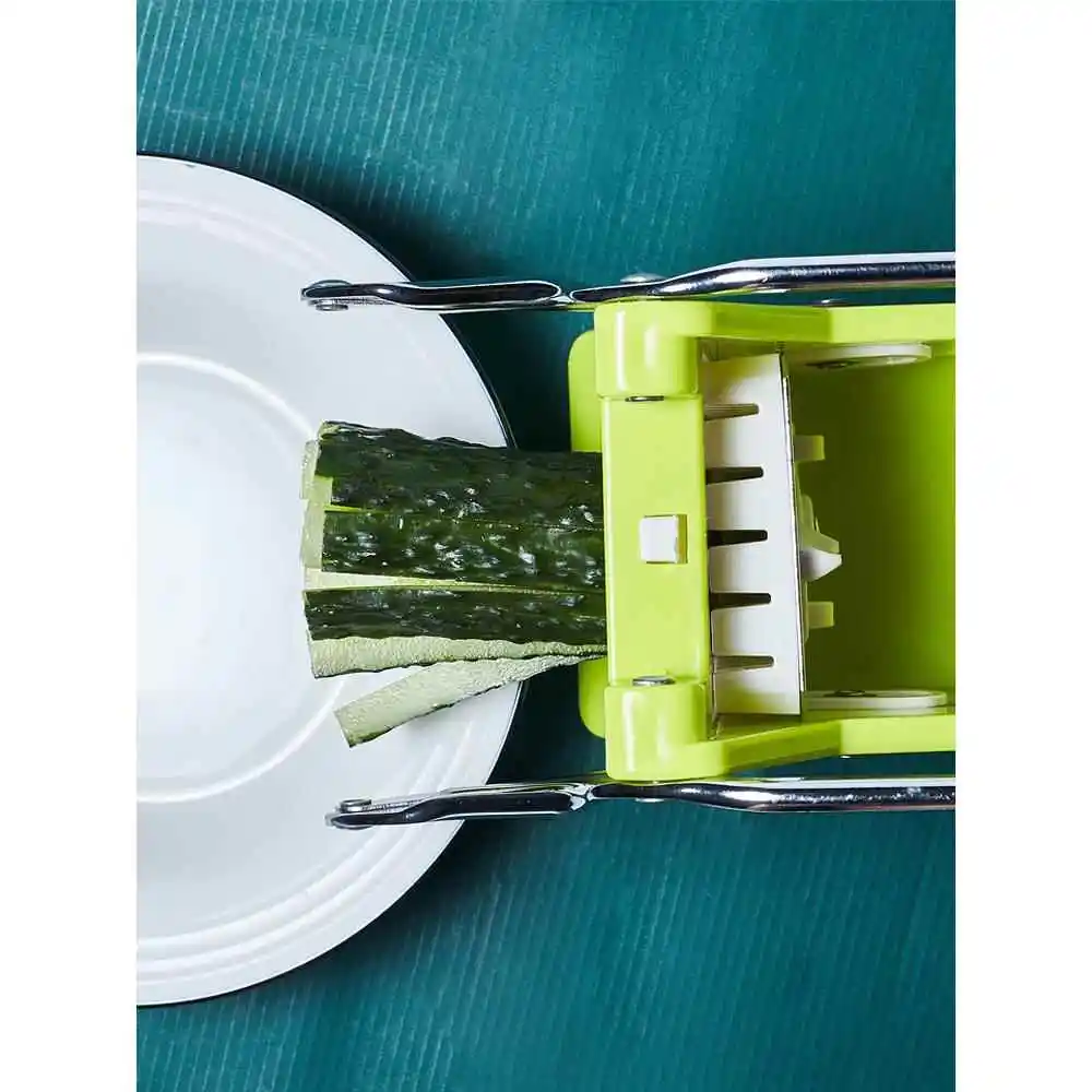 

Home Use Multi Function Vegetable Slicer Handheld Potato Cutter Cucumber Carrot Bean Sprout Turner Kitchen Tool Durable