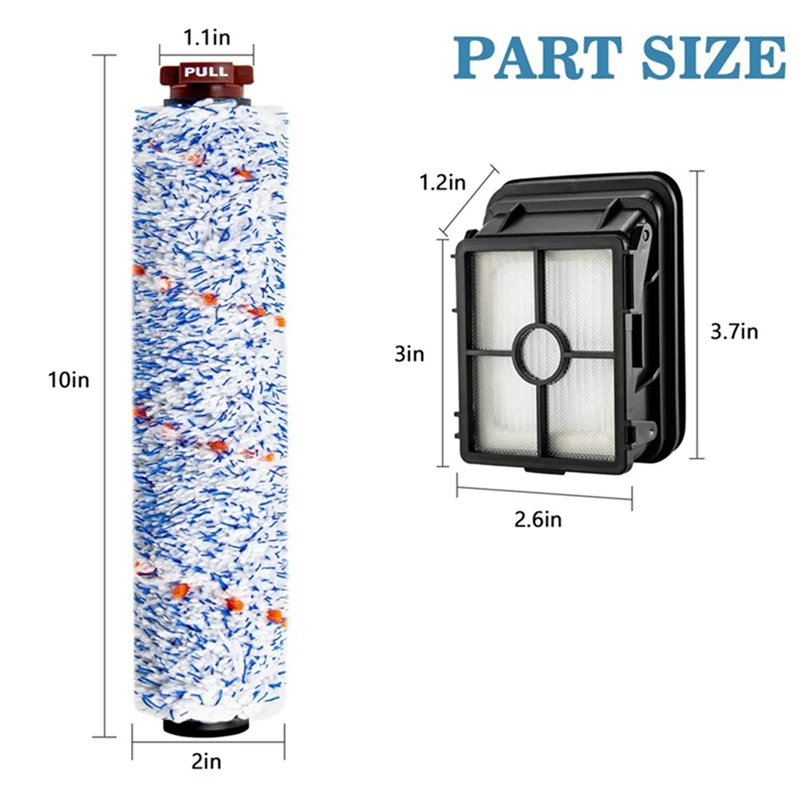 الأجزاء المنزلية الفرشاة الرئيسية فلتر HEPA لبيسيل 1866 1868 1785 2225Z ملحقات المكنسة الكهربائية