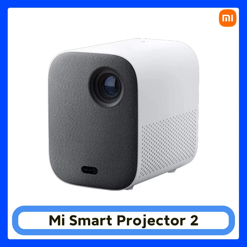 Global Version Mi Smart Projector 2 Multi-Angle Auto-Keystone Correction Clear 1080p Images Certified Android TV