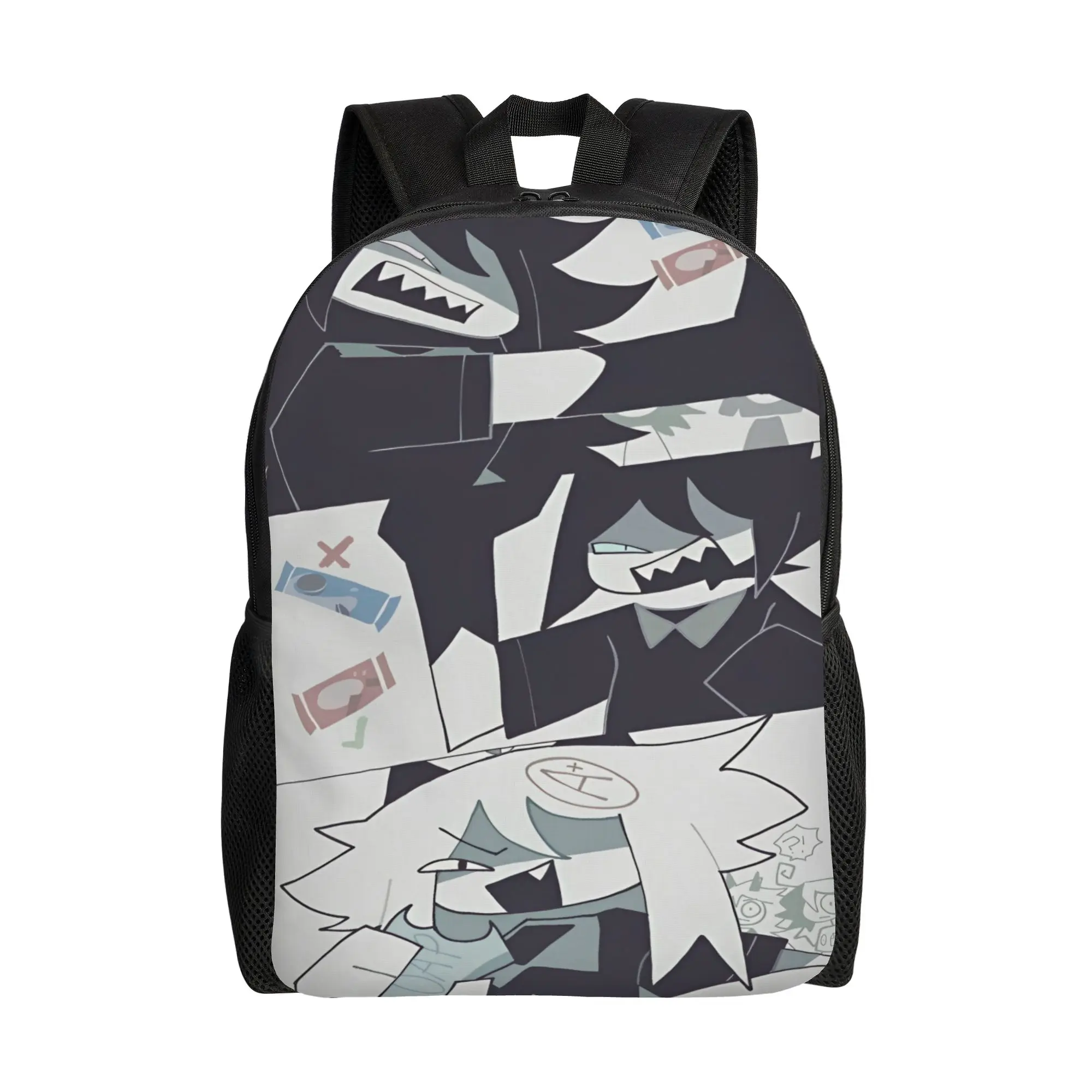 

Cartoon Anime Miss Circle Backpack High School Hiking Travel Daypack Fundamental Paper Education Laptop Canvas Bags Sports