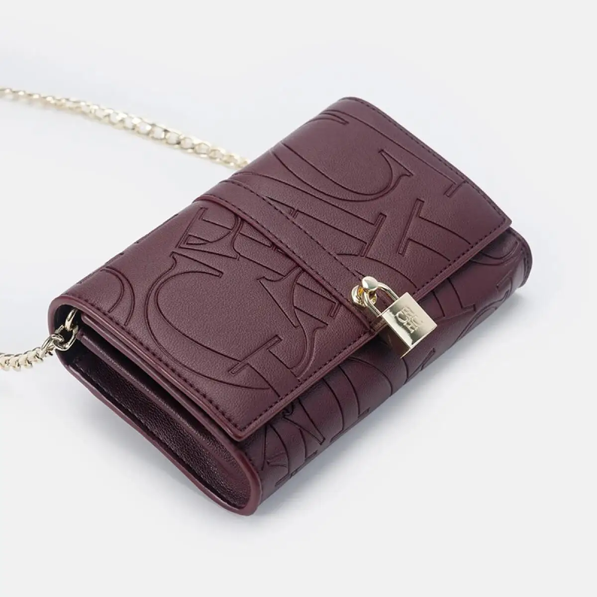 

CH Exquisite And High-Quality Large Letter Printing Fashionable And High-Quality Lock Design Women's Designer New Shoulder Bag