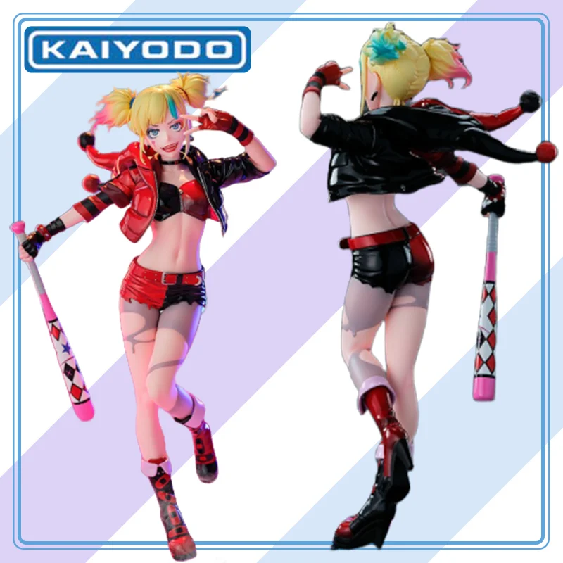 

【100% оригинал】KAIYODO «Отряд самоубийц» Isekai — Harley Quinn — коллекция 1/7, модель серии персонажей из мультфильма, гаражный комплект, подарки, игрушки