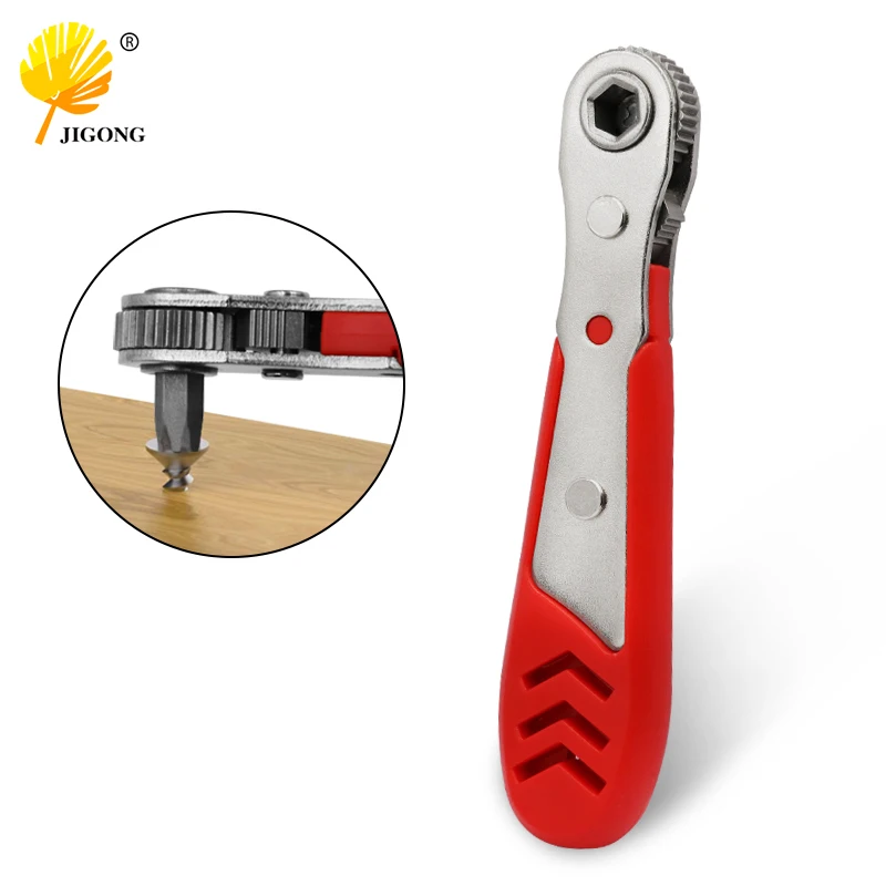 Hexagon Ratchet Spanner Quick Release Socket Tools Household Handle Repair Wrench Screwdriver Bits Metal Flexible Shaft