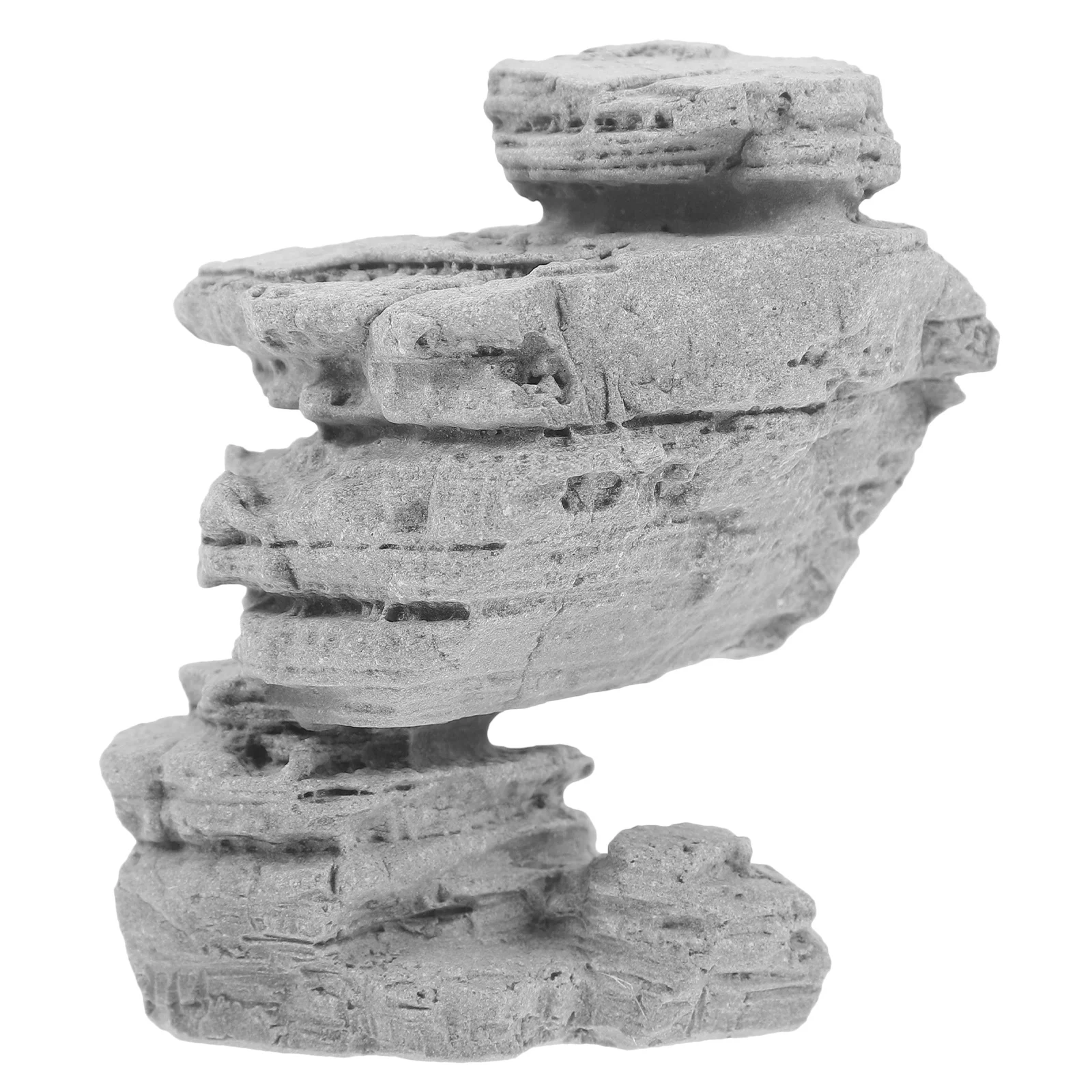 

Sandstone Rockery Mountain Aquarium Decor Realistic Fish Tank Ornament Safe for Fish Unique Small Landscape Decoration