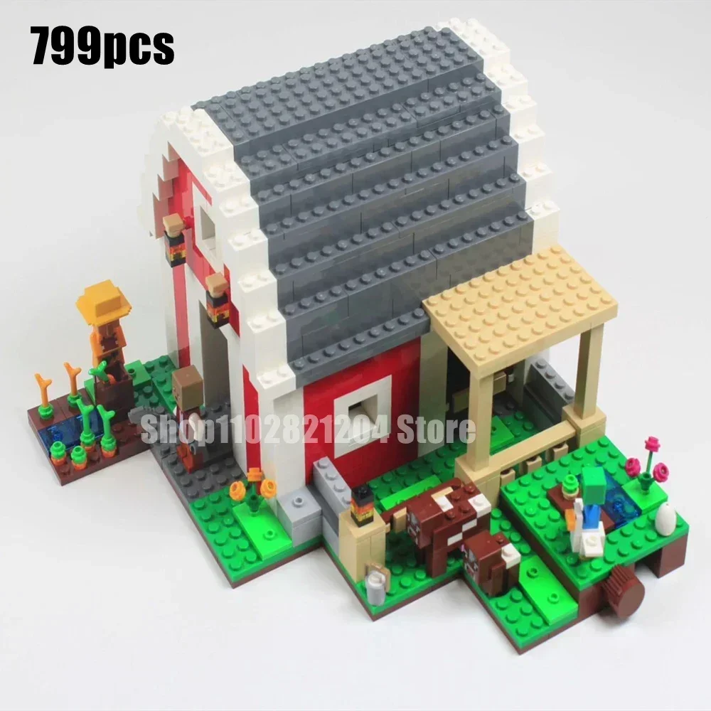 779pcs Barn Model Building Blocks 21187 Toy for Kids Children Christmas Gift