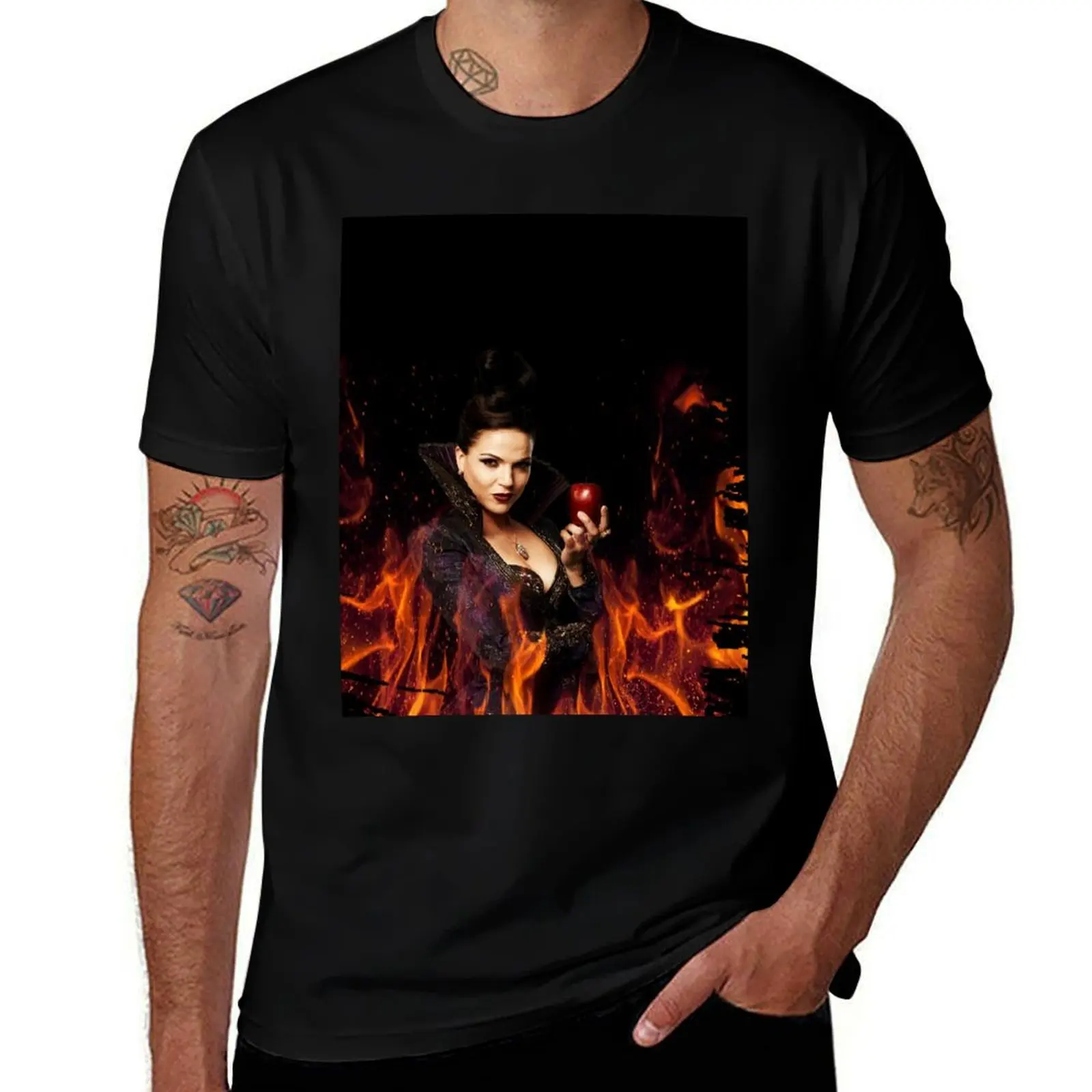 

The Evil Queen - Once Upon a time T-Shirt mens graphic t shirts cotton t shirt man