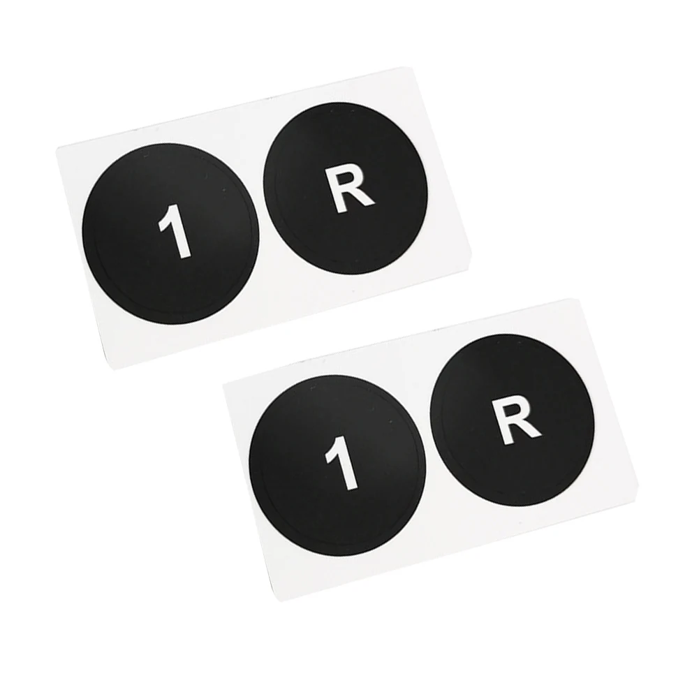 Black Button Sticker Gear Selector Decal Vinyl Decal Button Repair Decal Overlay Decal Reduced Light Penetration For GranTurismo