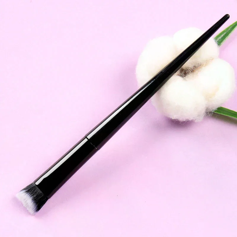 1개 파운데이션 브러쉬 컨실러 메이크업 브러쉬 양면 슬로프 뷰티 메이크업 도구 얼굴 여드름 자국 다크서클용