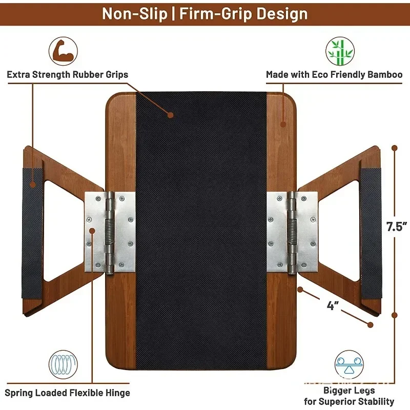 Table for Wide Couches Couch Arm Table Portable TV Table Side  for Small Spaces Sofa Arm TableClip on Tray Sofa