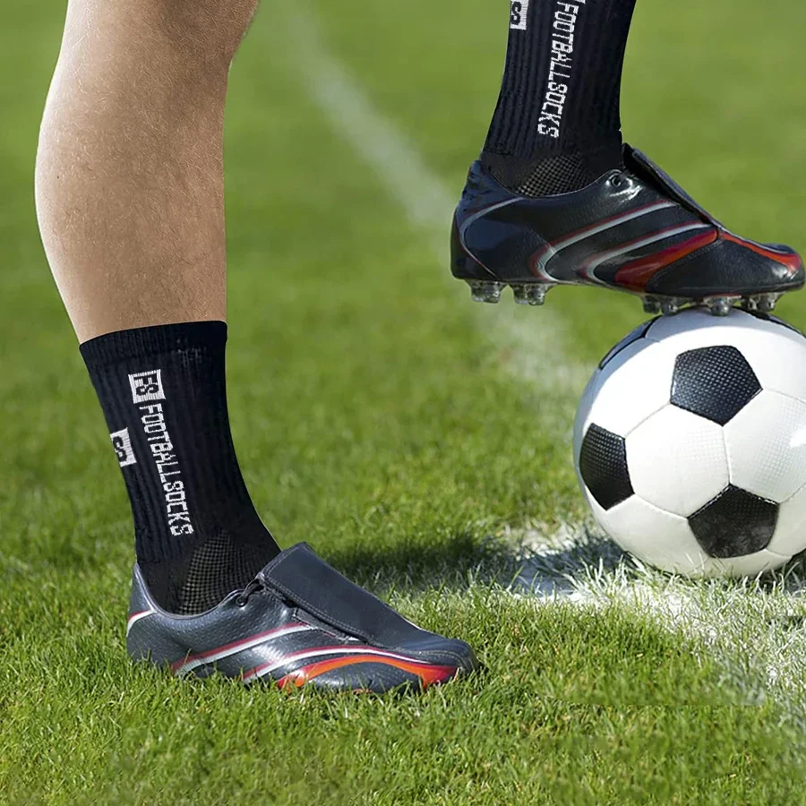 10Pairs FS football socks Non-Slip Grip Socks for Men Women Basketball Baseball Rugby Soccer