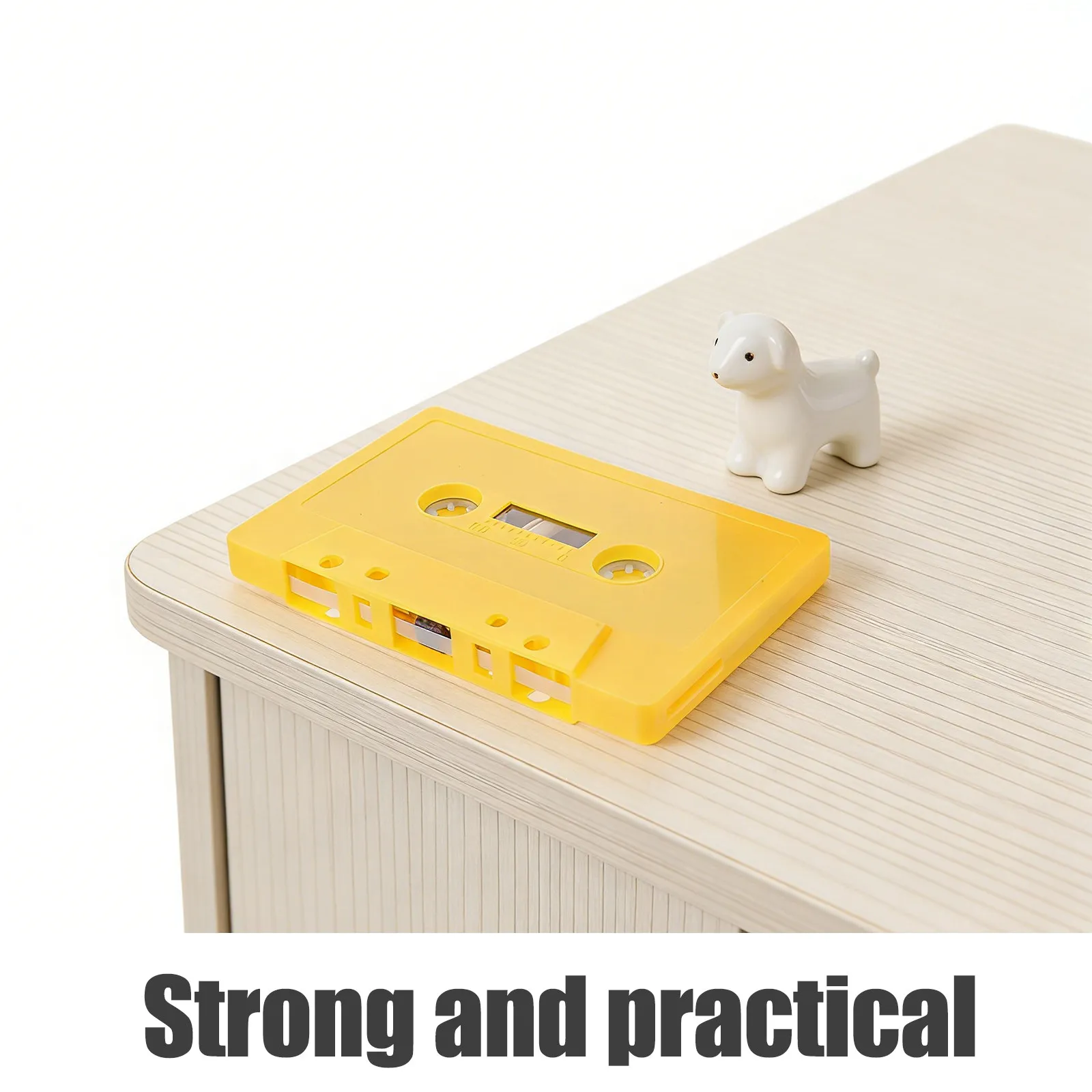 2Pcs Colorful Blank Retro Cassette Tapes DIY Audio Recording Shells Empty Tape for Party Favor Wall Art Decoration