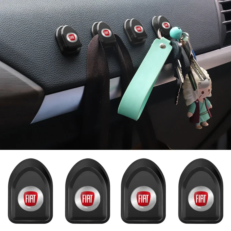 

Car Hook Storage Multifunctional Hook Auto Fastener Hang Sticky for Fiat Panda 500X 500L Tipo Bravo Stilo Ducato Grande Minibus