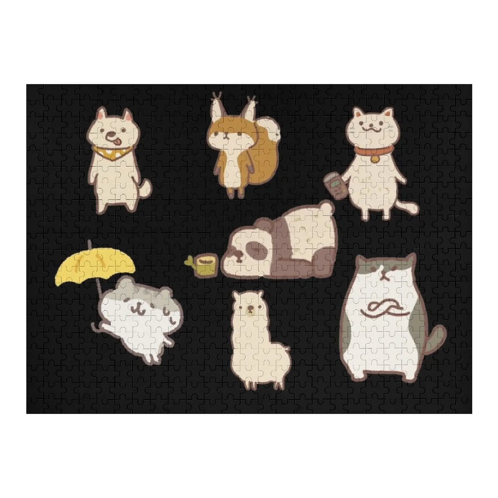 

Пазл для ресторана с животными, настраиваемый подарок, Woodens для взрослых, деревянная фотография, персонализированная детская игрушка-головоломка на заказ