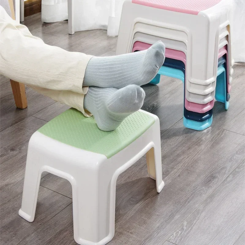 Bathroom small stool, household non-slip chair, baby chair, shoe stool, can be stacked, does not occupy space, strong