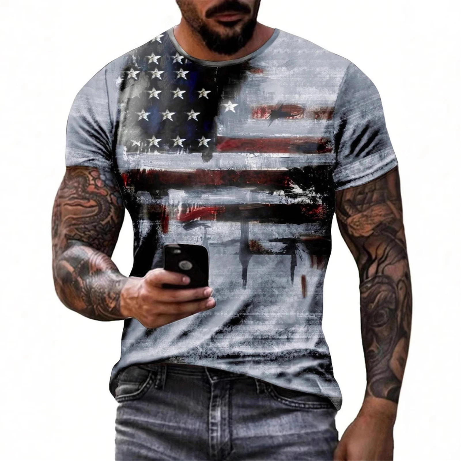 Men'S USA Independence Day Fla – обзор и цена Street Fashion Europe