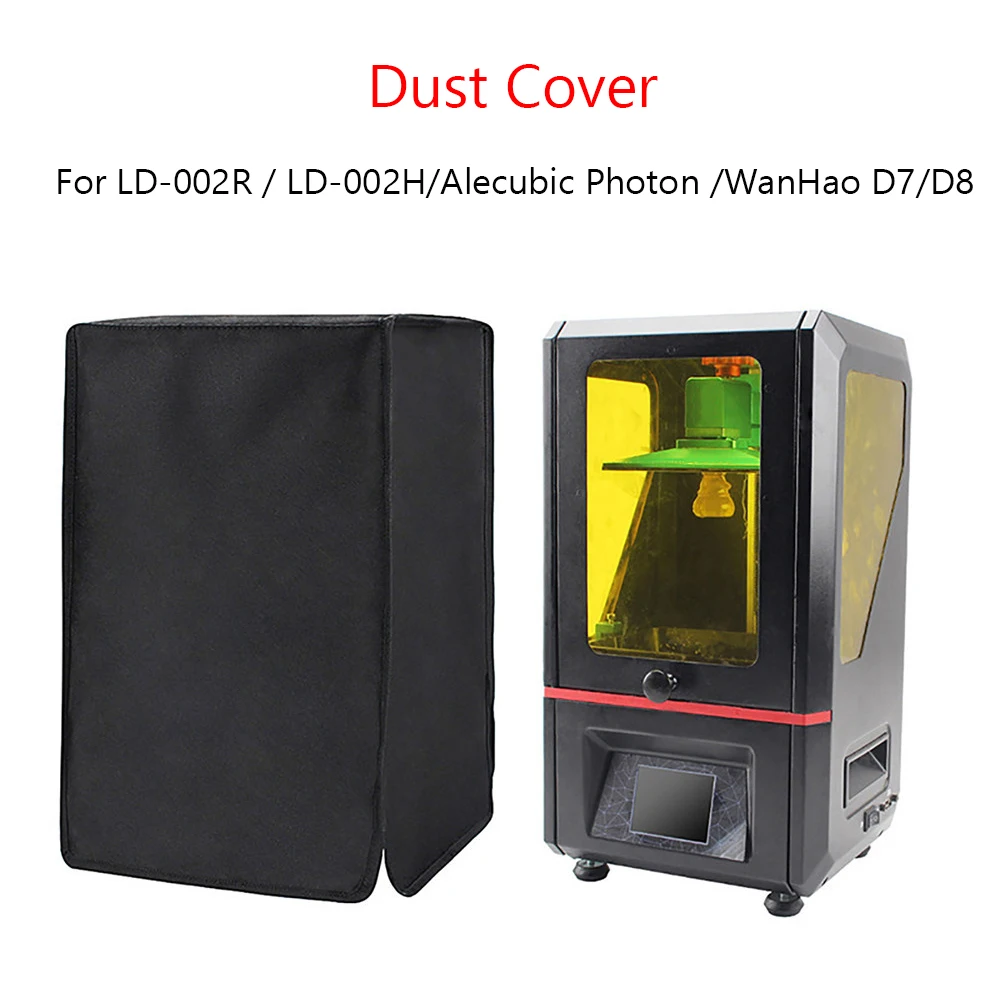 Foldable Blackout Dust Cover Sleeve Soundproof Protection Hood Shell Cover for LD-002R D7 D8 Light Curing 3D Printer