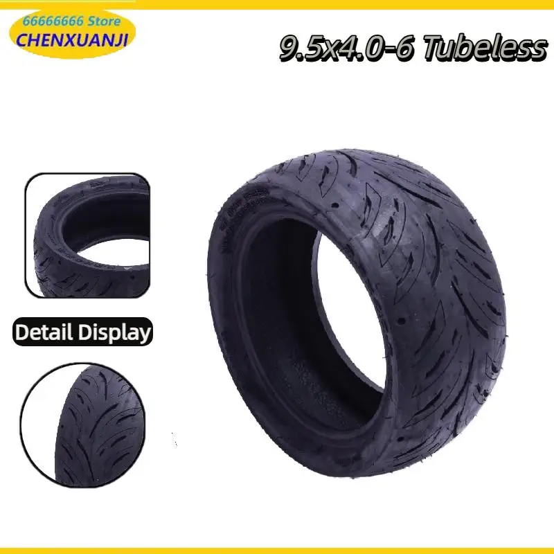 

9.5x4.0-6 electric scooter vacuum tire 6-inch widened off-road tire suitable for electric scooter accessories