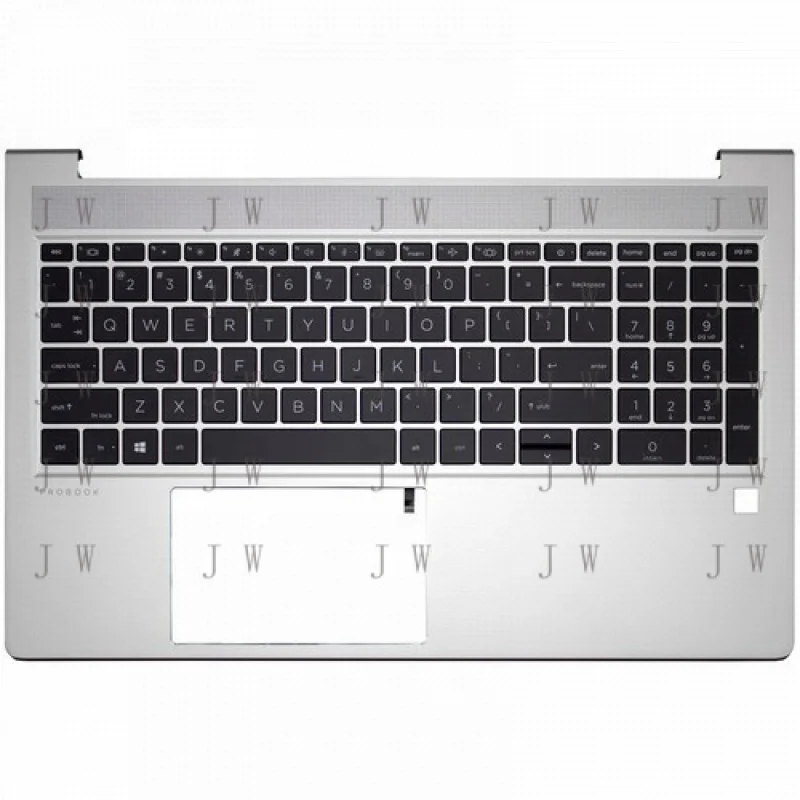 

DDZ For HP ProBook 450 G8 455 G8 US Palmrest Keyboard Bezel Cover M21742-001 silvery