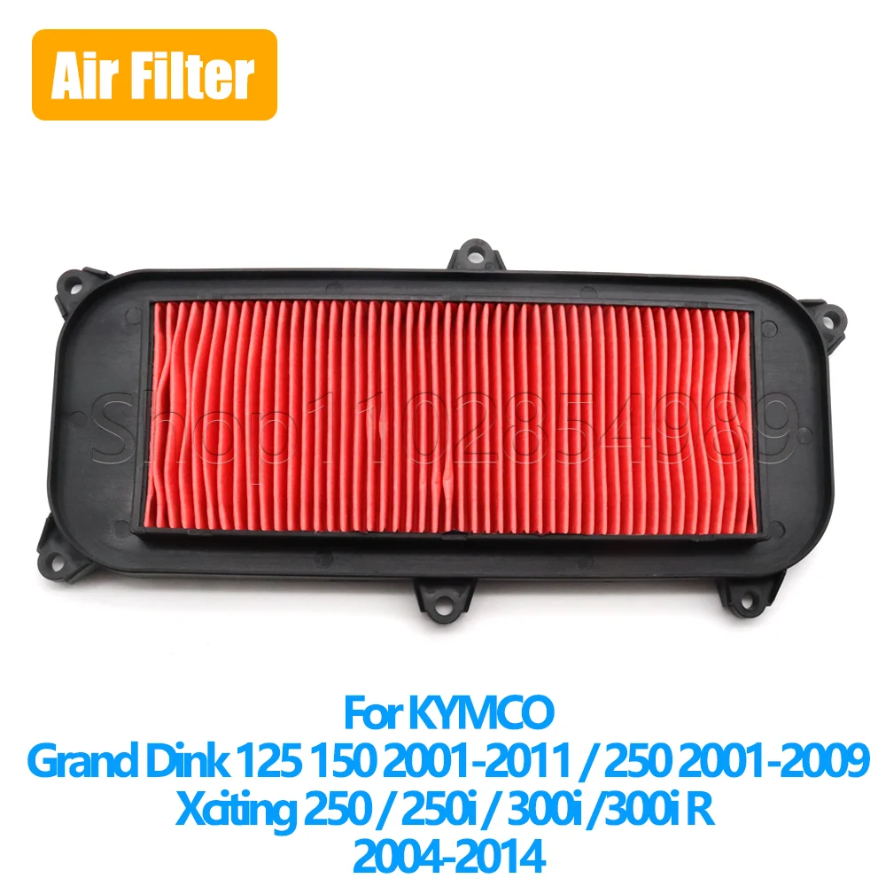 Motorcycle Air Filter Flow Engine Element For KYMCO Grand Dink 125 150 250 Xciting 250 250i 300i Replacement Part