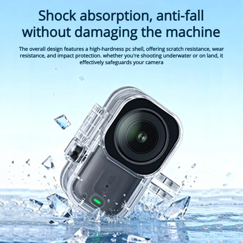 Professional 45M Diving Waterproof Case for DJI Osmo Nano Thumb Action Camera Anti-drop Underwater Protective Housing