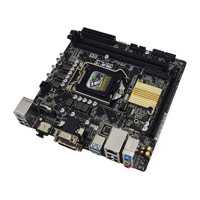 Imagem -04 - Motherboard Cpu i5 6500 2x Ddr48g Lga 1151 Use com Chipconjunto Intel H110 Suporte I57400 I7-7700 Mini-itx Asus-h110i-plus