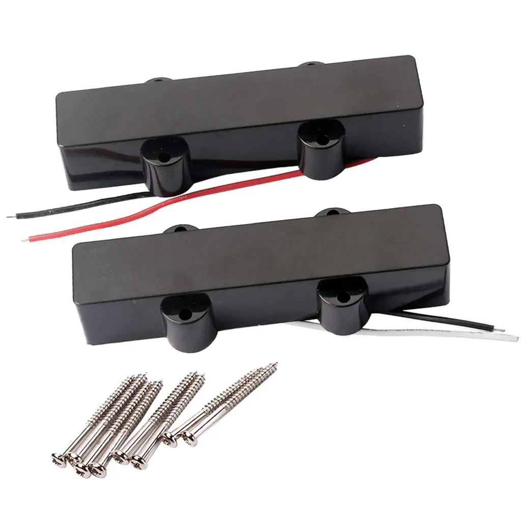 5 String Jazz Bass Guitar Pickups Humbucker Sealed Style Electronic Bass Pickup Set for Professional Upgrades