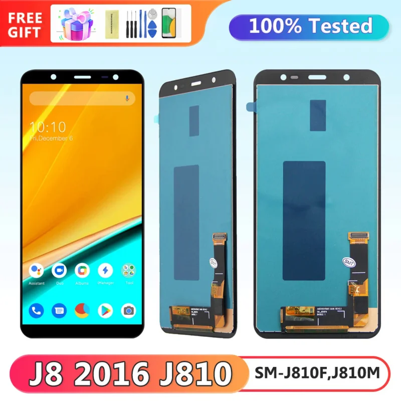 

TFT J810 Display Screen, for Samsung Galaxy J8 J810 J810F J810G Lcd Display