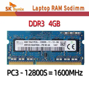 SK hynix DDR3 4GB 1600MHz RAM 1Rx8 PC3L - 12800S Laptop Memory SODIMM 1.35V  - AliExpress 7