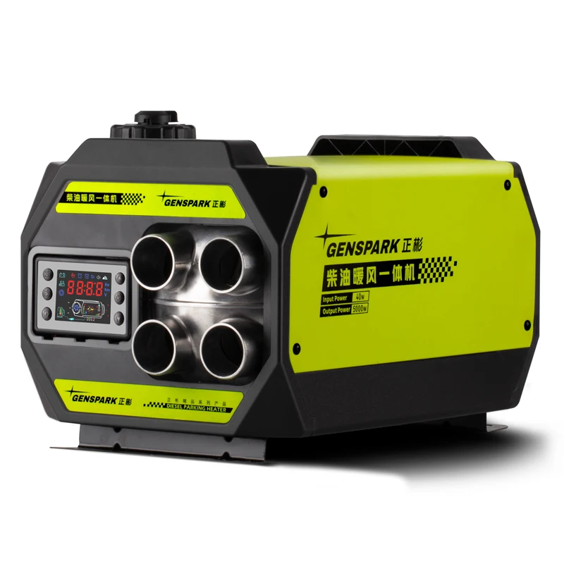 RV 5KW 12 فولت 24 فولت سخان سيارة الكل في واحد وقوف السيارات الهواء الديزل التدفئة دفئا مع جهاز التحكم عن بعد لقارب متنقل #1