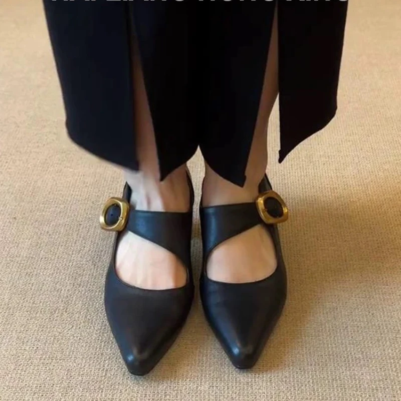 

Elegant High Heels Women Shoes Pointed Toe Designer Heeled Sandals Autumn 2025 Fashion Pumps Party Shoes New Dress Mujer Zapatos