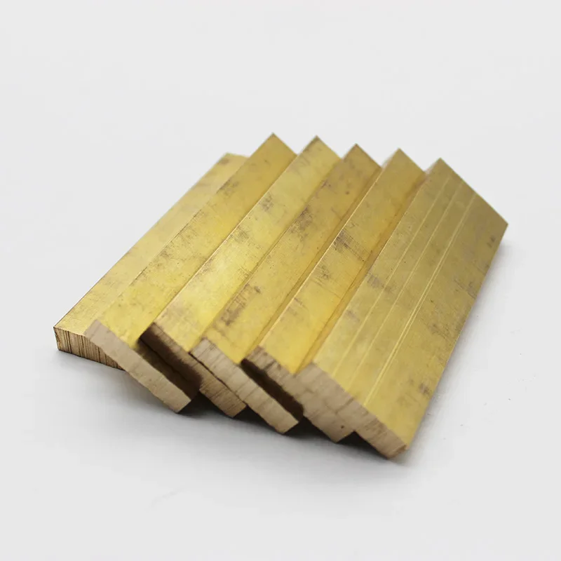 Brass Flat Bar Strip Plate Multiple Lengths