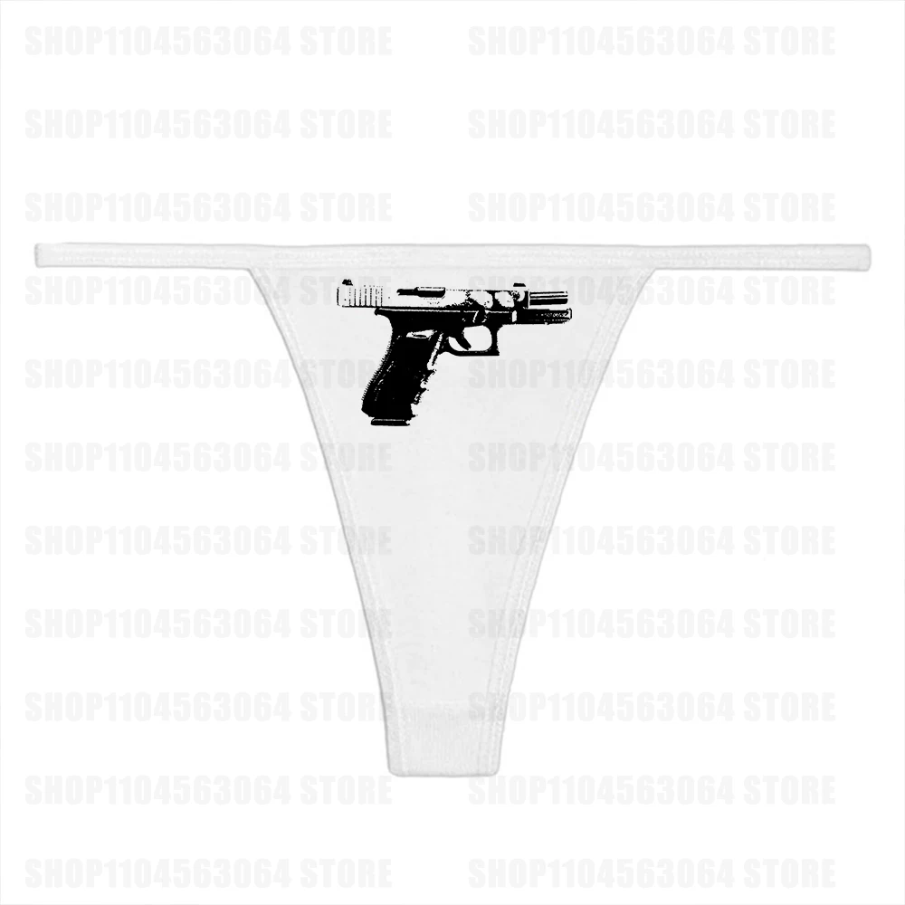 2026 new women's pistol printed underwear thong summer European and American re… - Image 5
