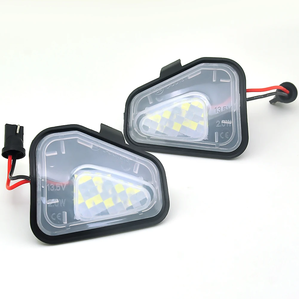 For VW GOLF 5 GTI V MK5 Jetta Passat B5.5 B6 Sharan Superb EOS LED Side Rearview Mirror Floor Ground Lamp Puddle Welcome Light
