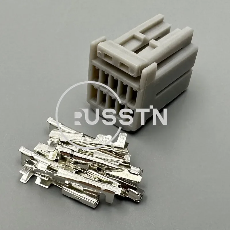 1 Set 10 Pin High Quality Auto Plastic Housing Connector Car Wiring Harness Unsealed Socket AC Assembly For Honda 638207-6