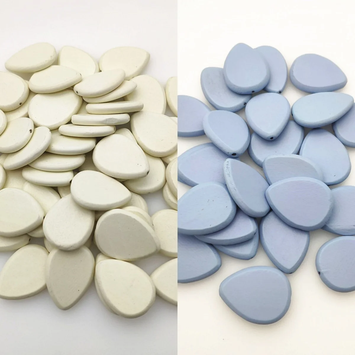 

Новое поступление! 30 мм 100 шт., деревянные бусины в форме экологической краски для сережек/ожерелья ручной работы, детали для самостоятельного изготовления. Ювелирная фурнитура и компоненты