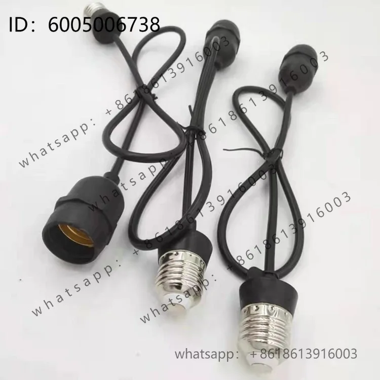 E27 adapter cable E26 waterproof lamp string cable IP65 US standard European standard lamp holder lamp holder